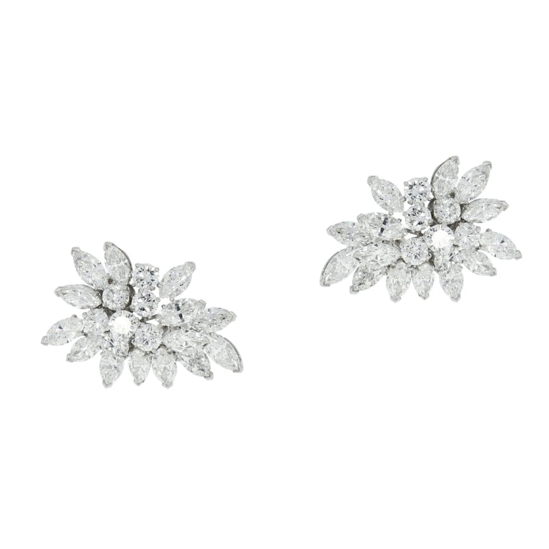 1ct Emerald-Cut Diamond Stud Earrings Platinum G-H, VS2-SI1 - AZ1890